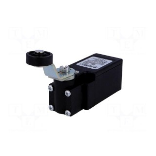 Limit switch | angled lever with roller,plastic roller Ø20mm
