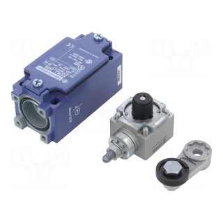 Limit switch | lever R 41mm, plastic roller Ø22mm | NO + NC | 10A