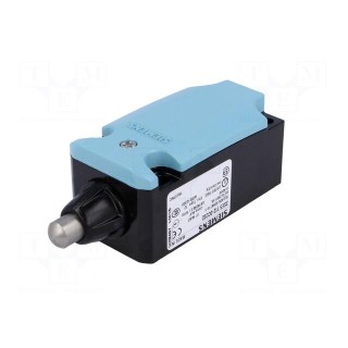 Limit switch | long pin plunger | NO + NC | 10A | max.400VAC | IP66