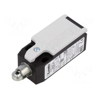 Limit switch | metal roller Ø11mm | NO x2 | 10A | M20 | IP65 | -25÷70°C