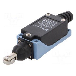 Limit switch | metal roller Ø12,7mm | NO + NC | 5A | max.250VAC | IP65