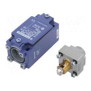 Limit switch | metal roller Ø12mm | NO + NC | 10A | max.250VAC | M20