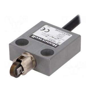 Limit switch | oblong metal roller Ø12,4mm | SPDT | 5A | max.240VAC