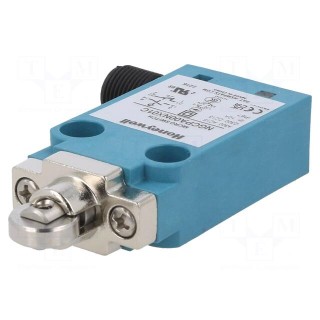 Limit switch | oblong plastic roller Ø12,7mm | NO + NC | 10A | IP67