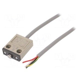 Limit switch | pin plunger Ø10mm | NO + NC | 10A | max.250VAC | IP67