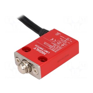 Limit switch | pin plunger Ø1,50mm | NO + NC | 5A | max.240VAC | IP67