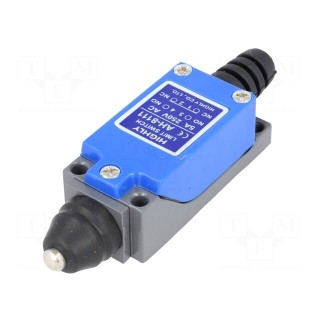 Limit switch | pin plunger Ø6,8mm | NO + NC | 5A | max.250VAC | IP64