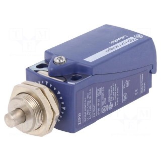 Limit switch | pin plunger Ø7mm and additional fixation | 10A