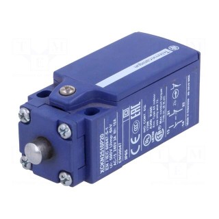 Limit switch | pin plunger Ø8mm | NO + NC | 10A | max.240VAC | IP65