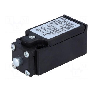 Limit switch | pin plunger Ø8mm | NO + NC | 10A | max.400VAC | PG13,5