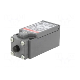 Limit switch | pin plunger Ø8mm | NO + NC | 10A | max.400VAC | PG13,5