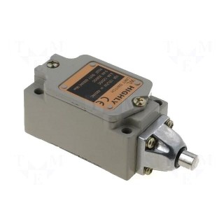 Limit switch | pin plunger Ø9mm | NO + NC | 10A | max.250VAC | M20