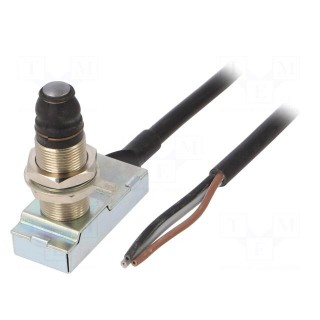 Limit switch | pin plunger with thread M16x1 | SPDT | 5A | lead 2,2m
