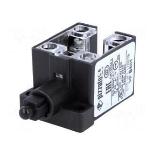 Limit switch | plastic plunger | 10A | max.400VAC | max.250VDC | IP20