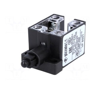 Limit switch | plastic plunger | 10A | max.400VAC | max.250VDC | IP20