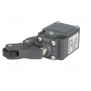 Limit switch | plastic roller Ø20mm | NO + NC | 6A | 400VAC | PG11
