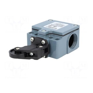 Limit switch | plastic roller Ø22mm | NO + NC | 10A | max.500VAC