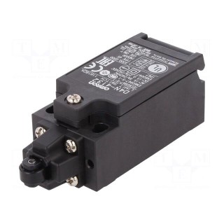 Limit switch | plastic roller Ø9,5mm | NO + NC | 10A | max.240VAC