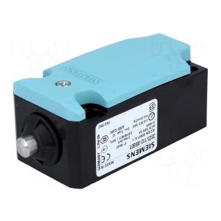 Limit switch | plunger | NO + NC | 10A | max.400VAC | max.250VDC | IP66