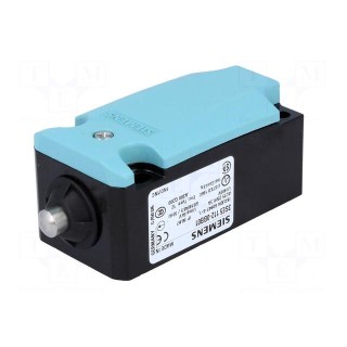 Limit switch | plunger | NO + NC | 10A | max.400VAC | max.250VDC | IP66