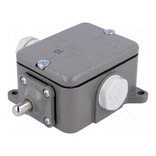 Limit switch | plunger | NO + NC | 16A | max.500VAC | max.220VDC | IP56