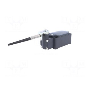 Limit switch | plunger on spring loaded element R 106mm | 10A