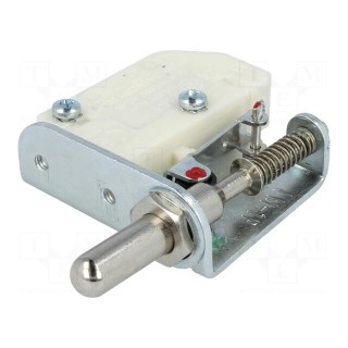 Limit switch | plunger | SPDT | 16A | max.400VAC | max.220VDC | IP40