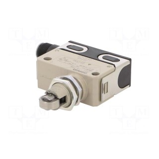 Limit switch | plunger with metal roller Ø11mm | NO + NC | 10A