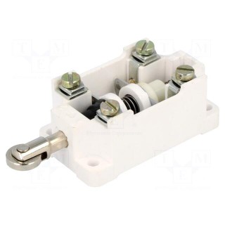 Limit switch | pusher with parallel roller | NO + NC | 16A | IP00