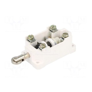 Limit switch | pusher with parallel roller | NO + NC | 16A | IP00