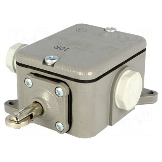 Limit switch | pusher with parallel roller | NO + NC | 16A | IP56