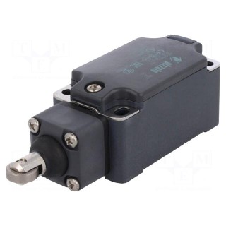 Limit switch | rubber seal,steel roller Ø13mm | NO + NC | 10A | IP67