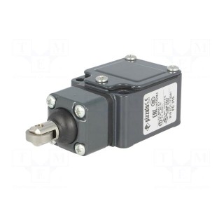 Limit switch | rubber seal,steel roller Ø13mm | NO + NC | 6A | PG11