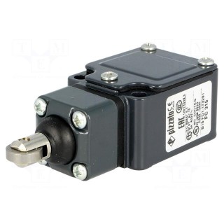 Limit switch | rubber seal,steel roller Ø13mm | NO + NC | 6A | PG11
