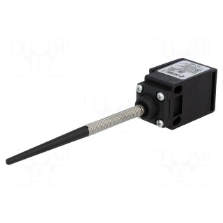 Limit switch | spring, total length 100mm | NO + NC | 10A | IP67