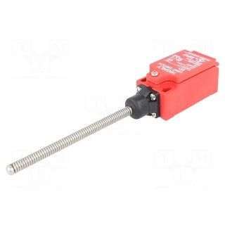 Limit switch | spring, total length 116,8mm | NO + NC | 5A | PG13,5