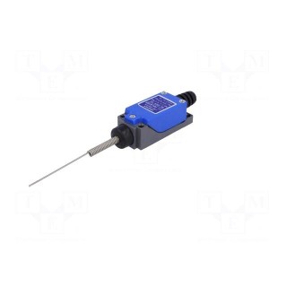 Limit switch | spring, total length 80mm | NO + NC | 5A | max.250VAC
