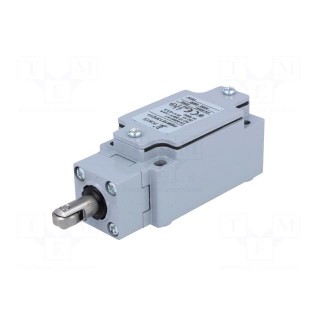 Limit switch | steel roller Ø12mm | NO + NC | 10A | max.240VAC | IP66