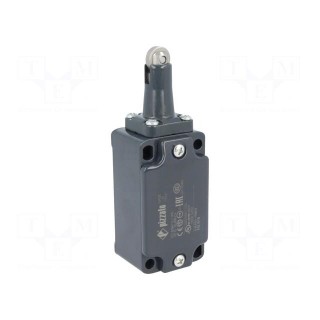 Limit switch | steel roller Ø13mm | NO + NC | 10A | max.500VAC | IP67