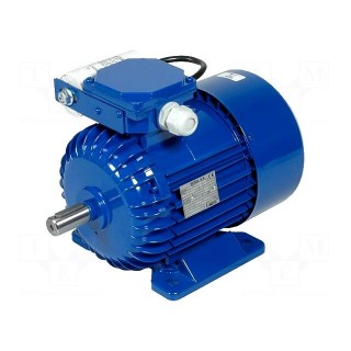 Motor: AC | 1-phase | 0.55kW | 230VAC | 1360rpm | 3.86Nm | IP54 | 3.9A | arms