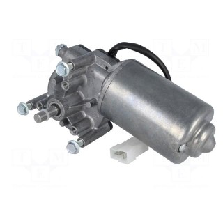 Motor: DC | 12VDC | 40rpm | worm gear | 5Nm | 1.25kg | IP53 | Trans: 62: 1 | 5A