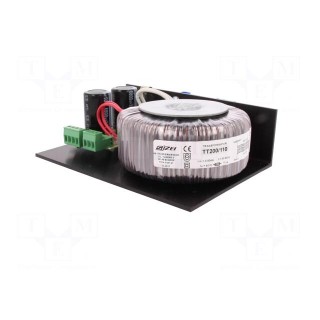 Power supply | 100W | 230VAC | 10A | for DIN rail mounting | 120x170mm
