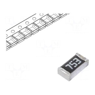 Resistor: thin film | SMD | 0603 | 75kΩ | 100mW | ±0.1% | -55÷155°C