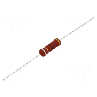 Resistor: metal film | fusible | THT | 47Ω | 3W | ±10% | Ø5.5x16mm | axial