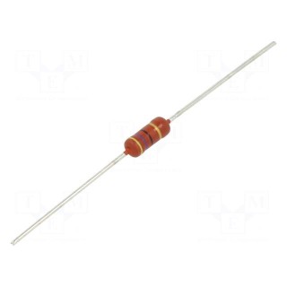 Resistor: metal film | THT | 47Ω | 2W | ±5% | Ø3.9x10mm | 250ppm/°C | axial