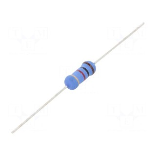 Resistor: metal oxide | 1kΩ | 2W | ±5% | Ø5x12mm | -55÷155°C
