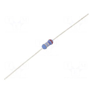 Resistor: metal oxide | 2.7Ω | 500mW | ±5% | Ø3.5x10mm | -55÷155°C