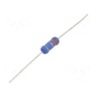 Resistor: metal oxide | 3.3Ω | 2W | ±5% | Ø5x12mm | -55÷155°C
