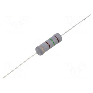 Resistor: metal oxide | THT | 150Ω | 5W | ±5% | Ø8.5x26mm