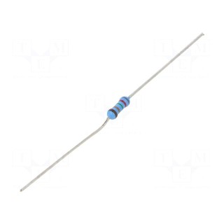 Resistor: thin film | THT | 825kΩ | 600mW | ±1% | Ø2.5x6.5mm | 50ppm/°C